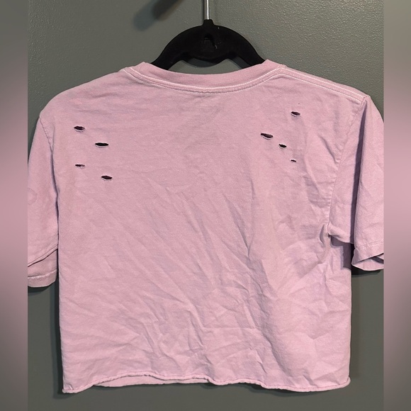 Betty boop distressed crop top size small like new - Picture 3 of 4